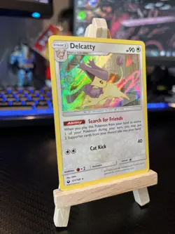 Pokemon TCG Delcatty 121/168 Holo Rare SM Celestial Storm 2018 - Image 3