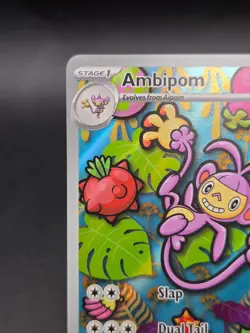 Pokemon TCG Ambipom 107/094 Phantasmal Flames Illustration Rare Holo Full Art NM - Image 5