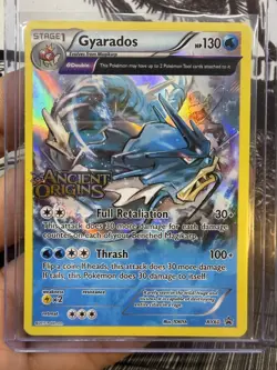 Gyarados XY60 Ancient Origins Stamped LP Black Star Promo Pokemon Holo - Image 1