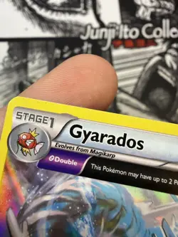Gyarados XY60 Ancient Origins Stamped LP Black Star Promo Pokemon Holo - Image 2