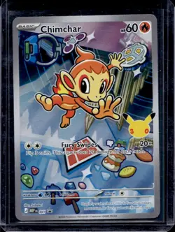 2025 Pokemon MEP Black Star Promos Chimchar #041 - Image 1