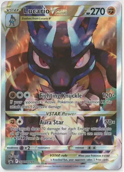 Lucario VSTAR SWSH291 Sword & Shield Promo Holo 270 HP ENG Pokemon TCG - Image 1