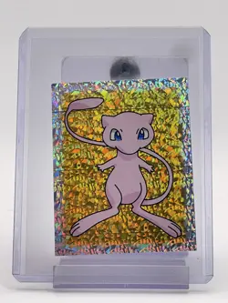 MEW 1998 MERLIN POKEMON STICKER SPECIAL GLITTER #S25 G Q6233 - Image 1