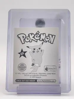 MEW 1998 MERLIN POKEMON STICKER SPECIAL GLITTER #S25 G Q6233 - Image 2