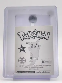 EEVEE 1999 MERLIN POKEMON STICKER COLLECTION SPARKLE HOLO PRISM #S21 Q6233 - Image 2