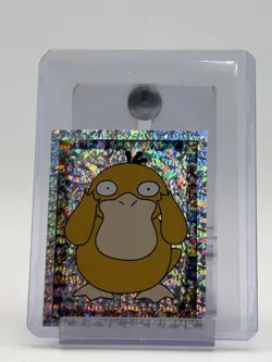 PSYDUCK 1999 MERLIN POKEMON PRISM STICKER HOLO SPARKLE #S10 Q6233 - Image 1