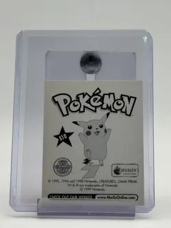 PSYDUCK 1999 MERLIN POKEMON PRISM STICKER HOLO SPARKLE #S10 Q6233 - Image 2