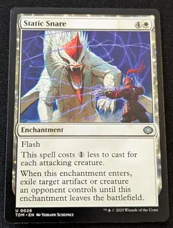 MTG - Static Snare - Tarkir Dragonstorm - Pack Fresh!! - Image 1