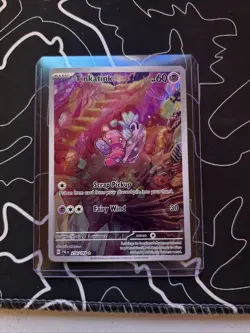 Pokemon Tinkatink Illustration Rare SV02: Paldea Evolved 216/193 Holo English NM - Image 1