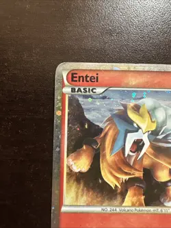 Entei HGSS20 HP Pokemon TCG Heart Gold Soul Silver Black Star Promo Holo - Image 3