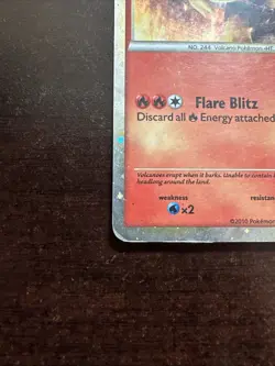 Entei HGSS20 HP Pokemon TCG Heart Gold Soul Silver Black Star Promo Holo - Image 4