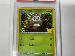 2021 POKEMON MCDONALD'S COLL #7 ROWLET-HOLO PSA 9 - Image 3