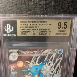 2023-24 Pokemon S&V Shrouded Fable #131 Kingdra ex Promo BGS 9.5 GEM MT Graded - Image 2