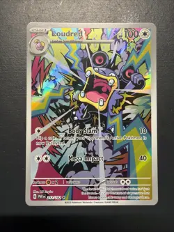 Pokemon TCG Loudred Paradox Rift 212/182 Holo Illustration Rare - Image 1