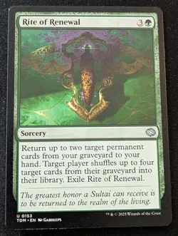 MTG - Rite of Renewal - Tarkir: Dragonstorm - Pack Fresh!! - Image 1