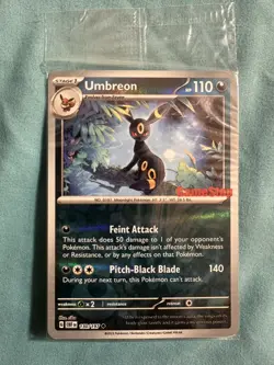 Pokemon TCG Umbreon 130 GameStop Stamped Exclusive SV Black Star Promo SEALED NM - Image 1