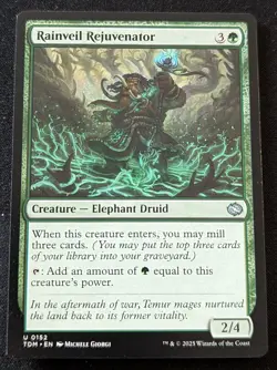 MTG - Rainveil Rejuvenator - Tarkir Dragonstorm - Pack Fresh!! - Image 1