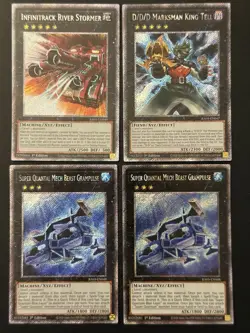 2026 YUGIOH RA05 PLATINUM SECRET RARE SUPER QUANTAL NM BONUS SET - Image 1