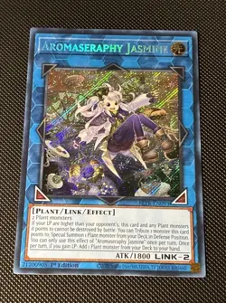 Yugioh | Aromaseraphy Jasmine (SE) BLTR-EN093 Secret Rare 1st Edition Mint NM - Image 1