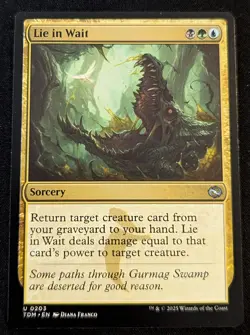 MTG - Lie in Wait - Tarkir Dragonstorm - Pack Fresh!! - Image 1