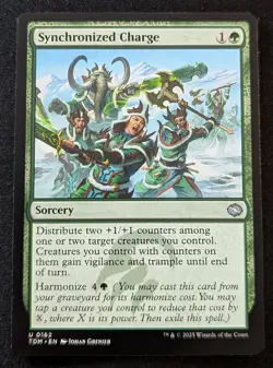 MTG - Synchronized Charge - Tarkir Dragonstorm - Pack Fresh!! - Image 1