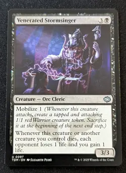 MTG - Venerated Stormsinger - Tarkir Dragonstorm - Pack Fresh!! - Image 1