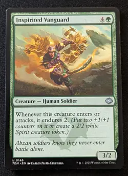 MTG - Inspirited Vanguard - Tarkir: Dragonstorm - Pack Fresh!! - Image 1