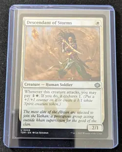 MTG - Descendant of Storms - Tarkir Dragonstorm - Pack Fresh!! - Image 2