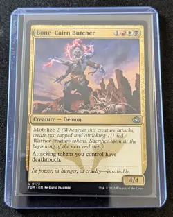 MTG - Bone-Cairn Butcher - Tarkir Dragonstorm - Pack Fresh!! - Image 2