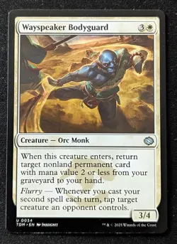 MTG - Wayspeaker Bodyguard - Tarkir: Dragonstorm - Pack Fresh!! - Image 1