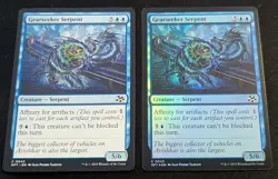 x2 MTG - Gearseeker Serpent 1 FOIL - Aetherdrift - Pack Fresh!! - Image 1