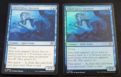 x2 MTG - Glitch Ghost Surveyor 1 FOIL - Aetherdrift - Pack Fresh!! - Image 1