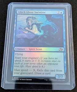 x2 MTG - Glitch Ghost Surveyor 1 FOIL - Aetherdrift - Pack Fresh!! - Image 2