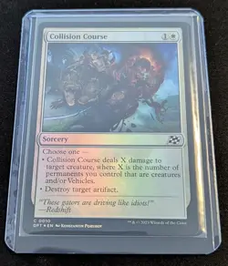 x2 MTG - Collision Course 1 FOIL - Aetherdrift - Pack Fresh!! - Image 2