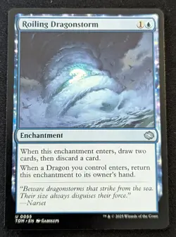MTG - Roiling Dragonstorm - Tarkir Dragonstorm - Pack Fresh!! - Image 1