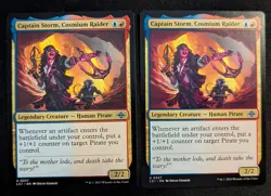 x2 MTG - Captain Storm, Cosmium Raider - The Lost Caverns of Ixalan - Image 1