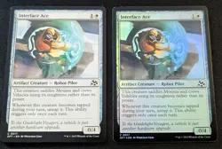 x2 MTG - Interface Ace 1 FOIL - Aetherdrift - Pack Fresh!! - Image 1