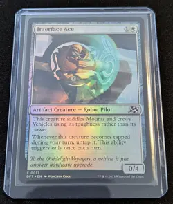 x2 MTG - Interface Ace 1 FOIL - Aetherdrift - Pack Fresh!! - Image 2