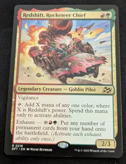 MTG - Redshift, Rocketeer Chief - Aetherdrift - Pack Fresh!! - Image 1