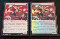 x2 MTG - Dynamite Diver 1 FOIL - Aetherdrift - Pack Fresh!! - Image 1