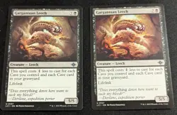 MTG - x2 Gargantuan Leech - The Lost Caverns of Ixalan - Pack Fresh!! - Image 1