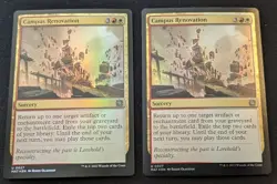 MTG - x2 Campus Renovation 1 FOIL & 1 REGULAR - MOM: The Aftermath - Image 1