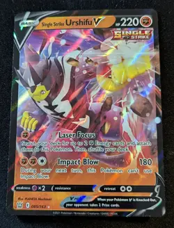 Pokemon TCG - Single Strike Urshifu V 085/163 - Battle Styles - Image 1