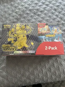 Pokemon Scarlet Violet Surging Sparks ETB Elite Trainer Costco Bundle - Image 1