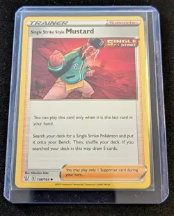 Pokemon TCG - x2 Single Strike Style Mustard 134/163 - Battle Styles - Image 2
