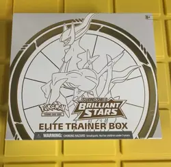 Brilliant Stars Elite Trainer Box Pokemon TCG Sword and Shield ETB Sealed New - Image 1