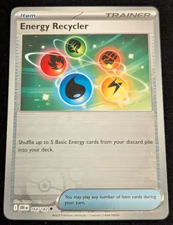 Pokemon TCG - Energy Recycler REVERSE HOLO 164/182 - SV10: Destined Rivals - Image 1