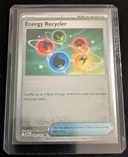 Pokemon TCG - Energy Recycler REVERSE HOLO 164/182 - SV10: Destined Rivals - Image 3