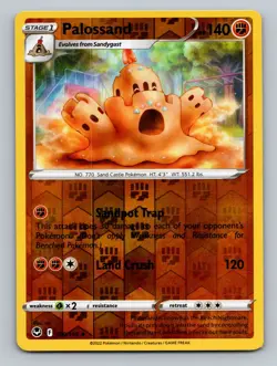 Pokemon TCG - Palossand Reverse Holo - 100/195 - Silver Tempest - Image 1