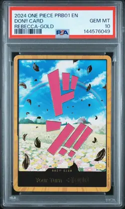 2024 ONE PIECE PRB01-PREMIUM BOOSTER REBECCA-GOLD DON!! CARD PSA 10 - Image 1